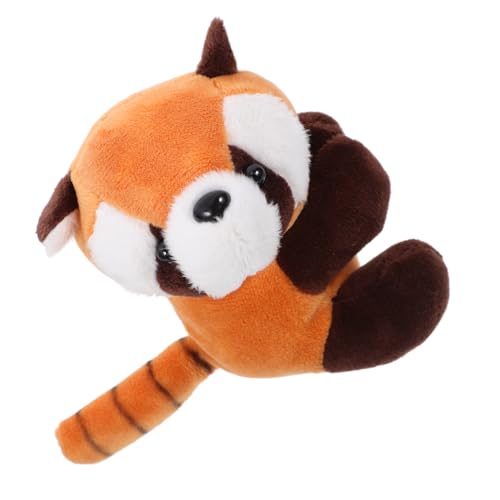 minkissy Plüsch Roter Panda Clip Multifunktionaler Memo Clip für Vorhänge und Pflanzen Hoch Niedliches Deko Tier für Gemütliche Wohnräume Kuscheltier Accessoire von minkissy
