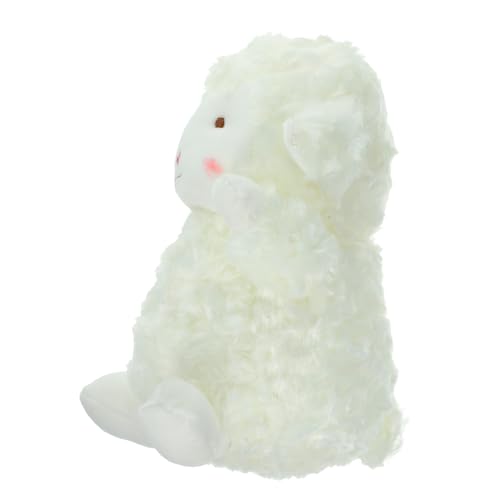 minkissy Plüsch Schaf Kuscheltier Niedliche Ausgestopfte Lammfigur Weiches Stofftier als für Dekoration Langlebiges Geburtstage und Weihnachten von minkissy
