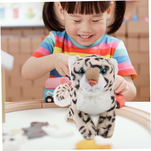 minkissy Plüsch Schneeleopard Kuscheltier Weiches Cartoonartiges Stofftier mit Ausgewählter PP Baumwolle Dekoratives und Bequemes Plüschtier für Sofa Bett und Tisch Niedliche Tierfigur minkissy Plüsch Schneeleopard Kuscheltier Weiches Cartoonartiges Stofftier mit Ausgewählter PP Baumwolle Dekoratives und Bequemes Plüschtier für Sofa Bett und Tisch Niedliche Tierfigur von minkissy