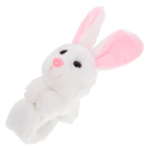 minkissy Plüsch Slap Bracelet Tierarmband Party Mitgebsel Kuscheliges Armband Deko für Mädchen Weißer Hase Kuscheltier Armband Geburtstagsspielzeug minkissy Plüsch Slap Bracelet Tierarmband Party Mitgebsel Kuscheliges Armband Deko für Mädchen Weißer Hase Kuscheltier Armband Geburtstagsspielzeug von minkissy