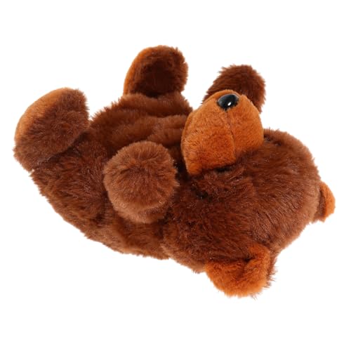 minkissy Plüsch Tierhandpuppe Interaktive Kinderhandpuppe für Geschichtenerzählen Kreatives für Rollenspiele Leicht und Tragbar Fördert Fantasie und Kreativität von minkissy