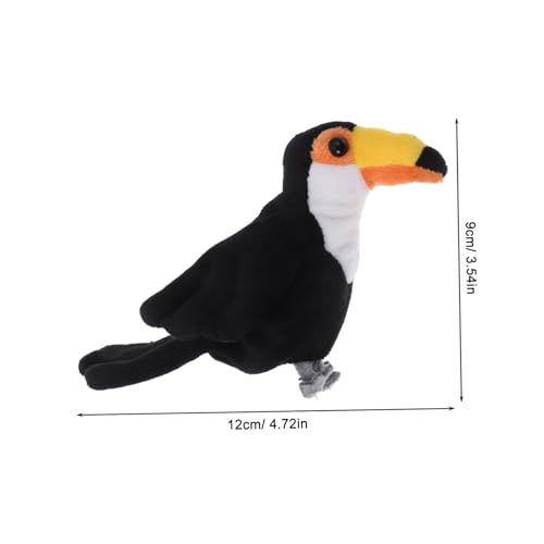 minkissy Plüsch Vogel Fingerpuppe Kuscheltier Lernspielzeug für Erwachsene Interaktives Familienhandspielzeug Pädagogische Vogelfingerpuppe für Erzählspiele und Rollenspiele von minkissy