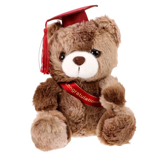 minkissy Plüschbär mit Doktorhut Niedliches Abschlussgeschenk für Absolventen aus Weiches und Langlebiges Stofftier für Graduation Masterabschluss Schulabschluss Dekorativ und minkissy Plüschbär mit Doktorhut Niedliches Abschlussgeschenk für Absolventen aus Weiches und Langlebiges Stofftier für Graduation Masterabschluss Schulabschluss Dekorativ und von minkissy
