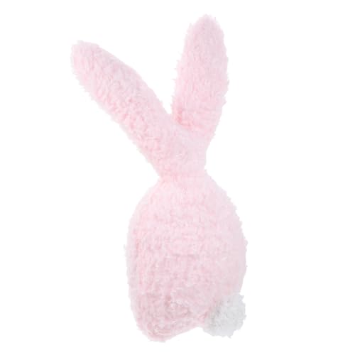 minkissy Plüschhase Kuscheltier Rosa Kleines Weiches Kaninchen Dekoration Langlebiges Material Verarbeitung Vielseitiger und Wohnaccessoire Geeignet als und Tischdeko von minkissy