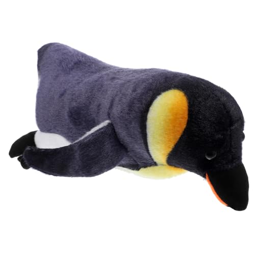 minkissy Plüschpinguin Kuscheltier Weiches Kindgerechtes Stofftier für Mädchen Jungen Realistisch Gestaltetes Lustiges Meeres Tier als Sofa dekokissen und Lernspielzeug von minkissy