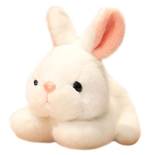 minkissy Plüschtier Hase Weiß Kuscheliges Kaninchen Geburtstag für Weiches Stofftier Bunny Plüschpuppe Realistisches Osterhasen Maskottchen minkissy Plüschtier Hase Weiß Kuscheliges Kaninchen Geburtstag für Weiches Stofftier Bunny Plüschpuppe Realistisches Osterhasen Maskottchen von minkissy