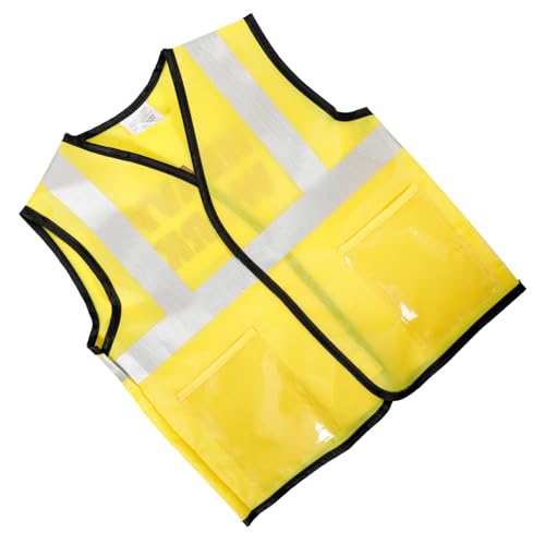 minkissy Polizeikostüm reflektierend Sicherheitsweste für Fluoreszierende Sicherheitsweste Kindersichere Weste Junge Weste sichere Westen Warnweste Stoff Gelb minkissy Polizeikostüm reflektierend Sicherheitsweste für Fluoreszierende Sicherheitsweste Kindersichere Weste Junge Weste sichere Westen Warnweste Stoff Gelb von minkissy