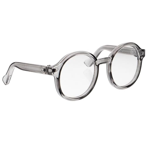 minkissy Praktische Puppenbrille aus Transparentem Kleine Dekorative Brille für Puppendekor und Kostüm Einfach Abzulegen für DIY und Puppenverkleidung von minkissy