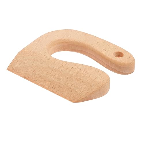 minkissy Praktischer Holzspielzeug Cutter für Kindersicheres Küchenwerkzeug für Kleine Chefs zum Schneiden von Obst und Gemüse aus Hochwertigem Holz Fördert Kreatives Kochen und Macht Spaß von minkissy