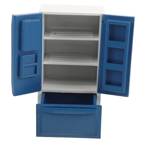 minkissy Puppenhaus Mini Kühlschrank Doppel Tür Miniatur Kühlschrank Modell für Rollenspiel Puppenhausküche Zubehör Weiß Blau minkissy Puppenhaus Mini Kühlschrank Doppel Tür Miniatur Kühlschrank Modell für Rollenspiel Puppenhausküche Zubehör Weiß Blau von minkissy