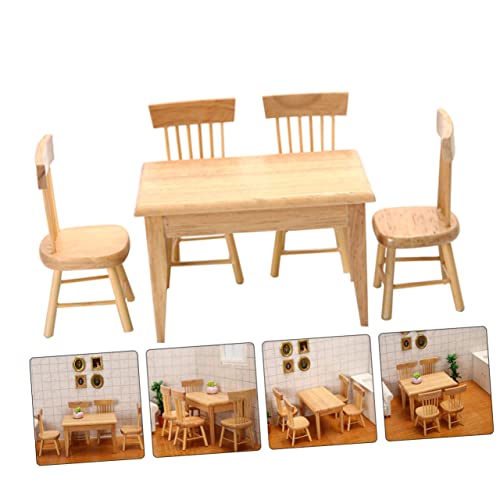 minkissy Puppenhaus Möbel Kinderstuhl Tisch Zubehör für Mini Haus Wohnzimmer Dekoration Umweltfreundlich Robust Glatt Oberfläche minkissy Puppenhaus Möbel Kinderstuhl Tisch Zubehör für Mini Haus Wohnzimmer Dekoration Umweltfreundlich Robust Glatt Oberfläche von minkissy