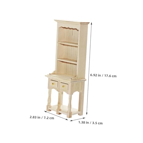 minkissy Puppenhaus Möbel Modell Kleines Wohnzimmer Mini Schrank mit Zwei Türen und Dekoratives Miniaturmöbel für Puppenhaus Sicher und Kreativitätsfördernd minkissy Puppenhaus Möbel Modell Kleines Wohnzimmer Mini Schrank mit Zwei Türen und Dekoratives Miniaturmöbel für Puppenhaus Sicher und Kreativitätsfördernd von minkissy