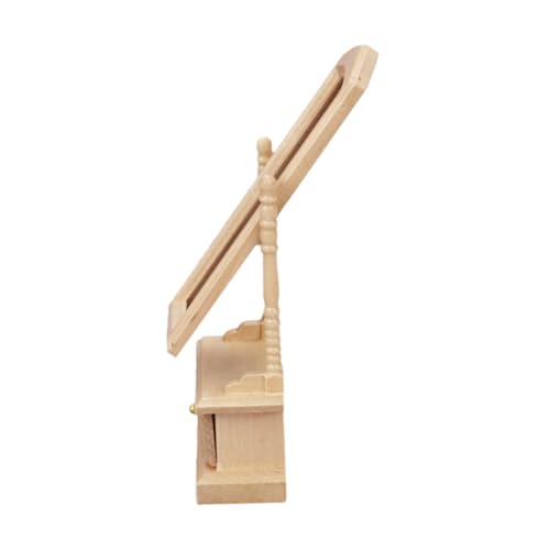 minkissy Puppenhaus Zubehör Birke Holzklein Möbelmodell Vintage Miniatur Spiegel Dekoration für Puppenstuben von minkissy