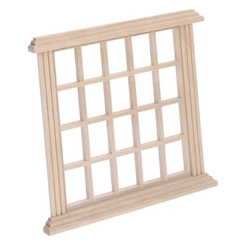 minkissy Puppenhaus Zubehör Leichtes Bemalbares Mini Fenster Modell Realistisches Möbel Accessoire für Kleine Puppenhäuser und Miniatur Szenen minkissy Puppenhaus Zubehör Leichtes Bemalbares Mini Fenster Modell Realistisches Möbel Accessoire für Kleine Puppenhäuser und Miniatur Szenen von minkissy