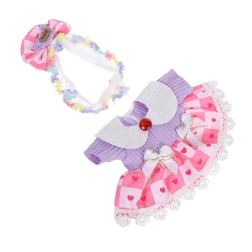 minkissy Puppenkleidkleid süße Kleidung für Puppenbekleidung Spielzeugkleidung Mini-Kleidung Puppenkleidung für Neugeborene Puppen -Outfit mit Zubehör Kopfbedeckung für Babypuppen Stoff minkissy Puppenkleidkleid süße Kleidung für Puppenbekleidung Spielzeugkleidung Mini-Kleidung Puppenkleidung für Neugeborene Puppen -Outfit mit Zubehör Kopfbedeckung für Babypuppen Stoff von minkissy