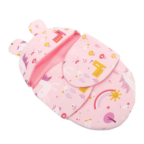 minkissy Puppenschlafsack für Neugeborene Einhorn Design Kuscheliger Babydecke für Puppen Puppenzubehör für Kreatives und Sammler minkissy Puppenschlafsack für Neugeborene Einhorn Design Kuscheliger Babydecke für Puppen Puppenzubehör für Kreatives und Sammler von minkissy