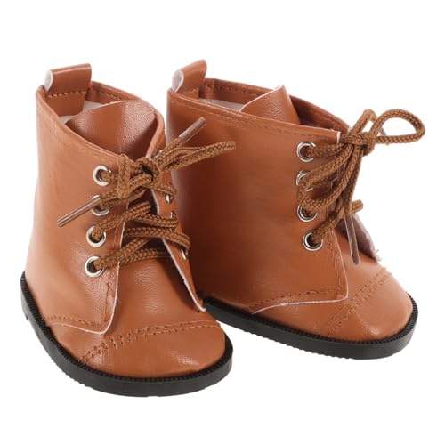 minkissy Puppenschuhe aus Leichte Weiche DIY Stiefel für Puppen Strapazierfähige Mini Schuh deko für Puppenhaus und Fantasievolles Rollenspiel von minkissy