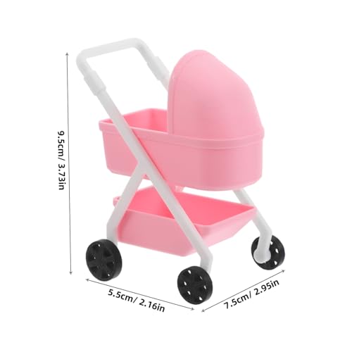 minkissy Puppenwagen Simulation Robustes für Kleinkinder Dekorativer Kinderwagen für Puppenhaus und Eltern Junge Mädchen Spiel minkissy Puppenwagen Simulation Robustes für Kleinkinder Dekorativer Kinderwagen für Puppenhaus und Eltern Junge Mädchen Spiel von minkissy