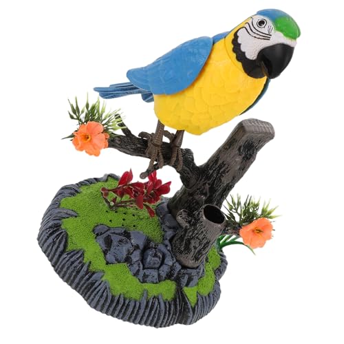 minkissy Realistische Elektronische Vögel mit Geräuschsensor Flatternde Papageienfigur für Drinnen und Draußen Batterie Nicht Enthalten minkissy Realistische Elektronische Vögel mit Geräuschsensor Flatternde Papageienfigur für Drinnen und Draußen Batterie Nicht Enthalten von minkissy