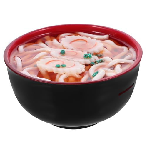 minkissy Realistische Food Shape Münzspardose Nudel Schüssel Modell Dekorative Geldbox für Erwachsene Küchendeko Fotorequisite Kreative Sparbüchse von minkissy