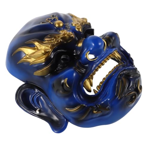 minkissy Realistische Harzmaske Des Gottes Des Reichtums Für Halloween Und Cosplay. Bequem Zu Tragende Maske Mit Präzision Für Verschiedene Anlässe. von minkissy