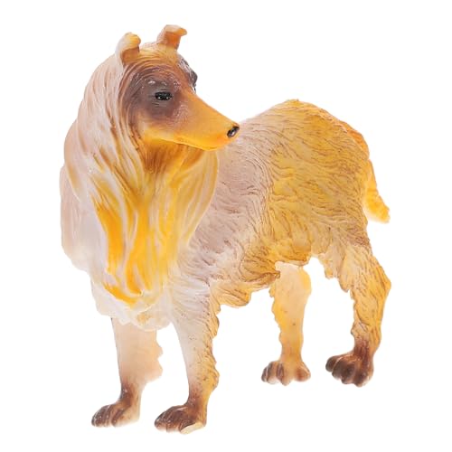 minkissy Realistische Hundefigur Detailgetreue Plastik Welpenstatue für Lernspielzeug und Dekoration für Hundefans und Sammler Geschenkidee für Junge Mädchen von minkissy