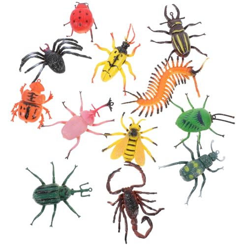 minkissy Realistische Insekten spielzeugset aus Sicherem PVC Pädagogische Mini tierfiguren für Halloween Dekoration und Biologie Lernen Glatte Oberfläche für Party deko minkissy Realistische Insekten spielzeugset aus Sicherem PVC Pädagogische Mini tierfiguren für Halloween Dekoration und Biologie Lernen Glatte Oberfläche für Party deko von minkissy
