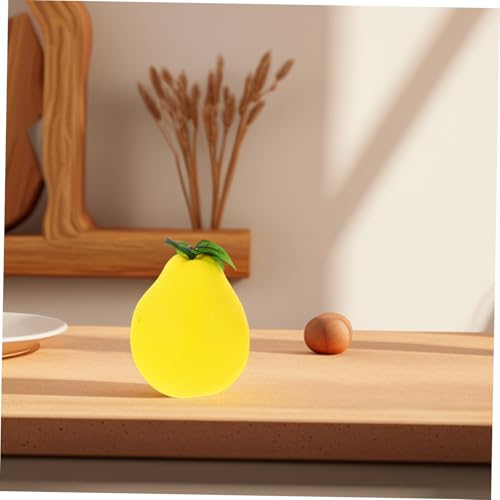 minkissy Realistische Schaumstoff Grapefruit Deko Modell Großes Künstliches Obst für Schaufenster und Fotografie Lebensechte Gelbe Grapefruits für Küchen und Ladentresen Präsentation von minkissy