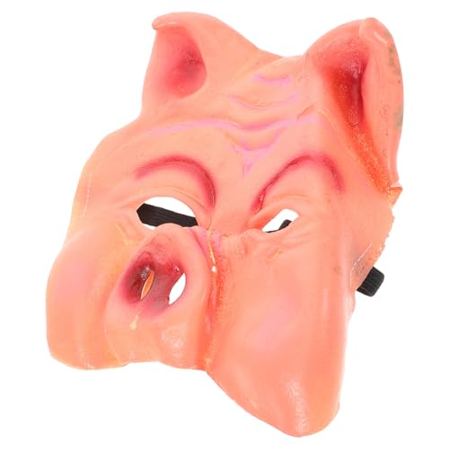 minkissy Realistische Schweinemaske aus für Halloween Kostüm Gruselige Halbgesichts für Erwachsene Wiederverwendbar Auffälliges Design für Party Cosplay und Maskerade minkissy Realistische Schweinemaske aus für Halloween Kostüm Gruselige Halbgesichts für Erwachsene Wiederverwendbar Auffälliges Design für Party Cosplay und Maskerade von minkissy
