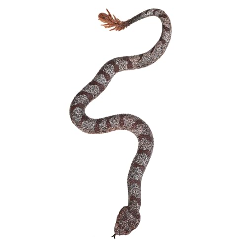minkissy Realistische TPR Silikon Schlange Flexibel Gartendeko Vogelabwehr Halloween Requisite Pseudocerastes Urarachnoides Spaß Streich von minkissy