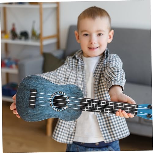 minkissy Realistische Ukulele Gitarre Kompakt Handliche Musikinstrument Anfänger Jungen Mädchen Kreativität und Motorik von minkissy