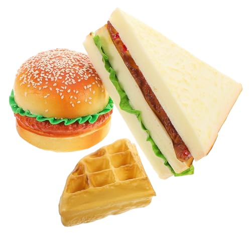 minkissy Realistisches Burger Deko Set Teiliges Sandwich für Frühstücksszene Rollenspiel Kreatives Lernspielzeug Vielseitig Einsetzbar minkissy Realistisches Burger Deko Set Teiliges Sandwich für Frühstücksszene Rollenspiel Kreatives Lernspielzeug Vielseitig Einsetzbar von minkissy