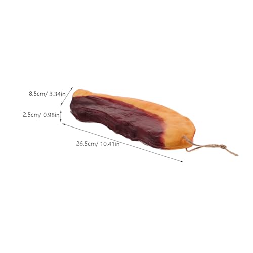 minkissy Realistisches Fake Cured Meat Modell aus PU Material Lebensechte Küchen Partydekoration Vielseitige Food Requisite für Restaurants Fotografie und Spielküchen von minkissy