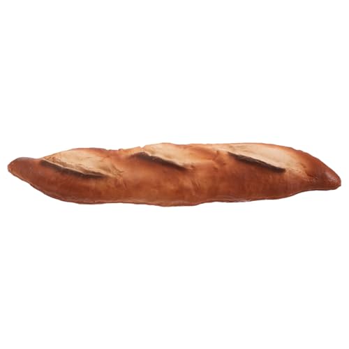 minkissy Realistisches Französisches Baguette Modell Täuschend Echtes Fake Brot mit Authentischer Textur Vielseitig als Display Deko Fotorequisite für Bäckerei und Zuhause Geeignet von minkissy