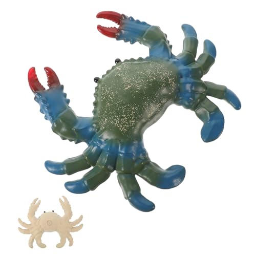 minkissy Realistisches Krabbenmodell Meerestiere Simulation Deko Aquarium Meerestiere Sammelfigur von minkissy