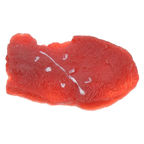 minkissy Realistisches Kunstfleisch Modell Lebensnahes Rindfleisch für Rollenspiele und Dekoration PVC für Küchen und Fleischladen Displays von minkissy
