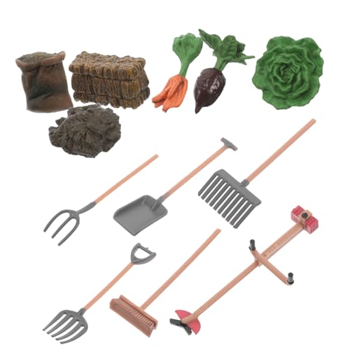 minkissy Realistisches Miniatur Farmwerkzeug Set Teilig mit Detailgetreuen Accessoires Einfach Zusammenbaubar für Sandtisch Dekoration und Pädagogisches Spiel im Farm Szenenmodell minkissy Realistisches Miniatur Farmwerkzeug Set Teilig mit Detailgetreuen Accessoires Einfach Zusammenbaubar für Sandtisch Dekoration und Pädagogisches Spiel im Farm Szenenmodell von minkissy