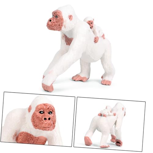 minkissy Realistisches Monkey Model aus Hochwertigem PVC Sicheres Kinderspielzeug und Dekorative Affenfigur Fördert Tiererkennung und Sorgt für Spaß bei Jungen und Mädchen Vielseitig als von minkissy