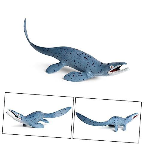 minkissy Realistisches Mosasaurus Dinosaurier Modell Mini Kunststoff Figur Lebensechte Deko für Kreatives Lustiges Sammelobjekt für Zuhause und Büro von minkissy