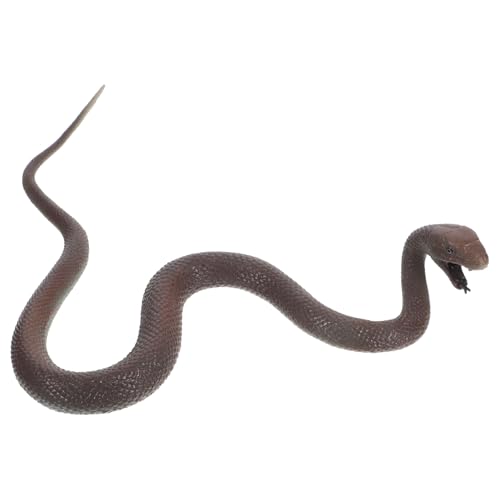 minkissy Realistisches Schlangenmodell aus TPR für Scherze und Dekorationen Flexible Gummischlange für Aprilscherze Halloween und Partys für Erwachsene von minkissy