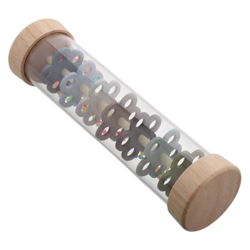 minkissy Regenstab Montessori Holzperlen Musikspielzeug mit Realistischem Regenklang und Vielseitig für Junge Mädchen und Kleinkinder Fördert Musikalische Entwicklung und Sensorische von minkissy