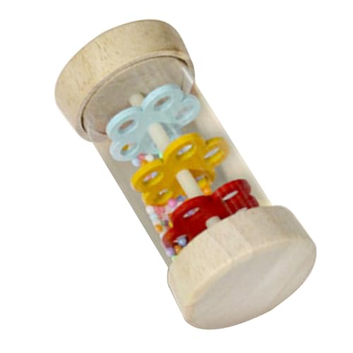 minkissy Regenstick Musikinstrument Plastik Regenklang Lernspielzeug Frühpädagogik Indoor Outdoor von minkissy