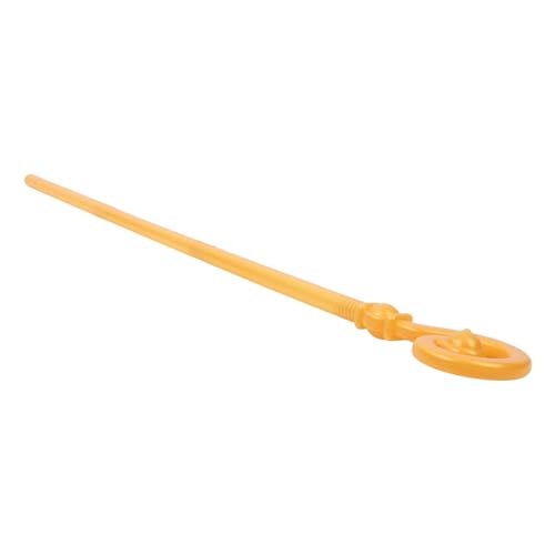 minkissy -Requisiten Halloween-Cosplay-Stock Halloween Cosplay Gehstock Requisite Halloween-Gehstock Halloween Zauberstab Requisite Cosplay -Zauberstab für Halloween Plastik Golden von minkissy