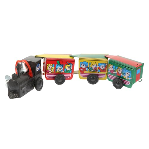 minkissy Retro Aufzieh Eisenbahn mit Waggons Energiesparendes Batteriefreies Kinderspielzeug für Frühes Lernen Interaktives Farbenfrohes für Jungen und Mädchen Ab Jahren minkissy Retro Aufzieh Eisenbahn mit Waggons Energiesparendes Batteriefreies Kinderspielzeug für Frühes Lernen Interaktives Farbenfrohes für Jungen und Mädchen Ab Jahren von minkissy