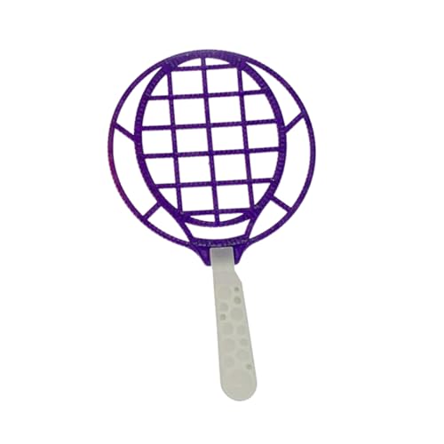 minkissy Riesiges Seifenblasen Set für Kreatives Blasenwerkzeug in Tennisschlägerform Robustes Outdoor für Garten Park und Spielplatz Farblich Sortiert Sicher und Spaßig Zufällige Farbe von minkissy