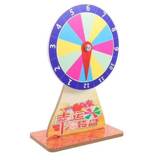minkissy Robustes DIY Spiel Drehrad mit Sockel für Party Raffle und Gewinnspiele Farbiges Leichtes Tischspiel zur Individuellen Gestaltung Vielseitig für Feiern und Events minkissy Robustes DIY Spiel Drehrad mit Sockel für Party Raffle und Gewinnspiele Farbiges Leichtes Tischspiel zur Individuellen Gestaltung Vielseitig für Feiern und Events von minkissy
