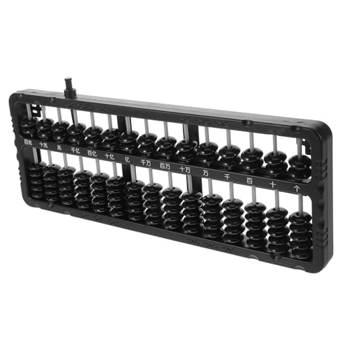 minkissy Rods Abacus für Traditionelles Rechenhilfsmittel aus Kunststoff mit Zählperlen Geeignet für Mathematische Lernspiele und Kopfrechnen Reset Funktion für Einfache Nutzung von minkissy
