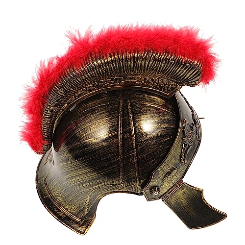 minkissy Römischer Kriegerhelm mit Federaufsatz Mittelalterliches Cosplay Kostüm Accessoire für Herren und Jugendliche Perfektes Outfit für Halloween und Thematische Veranstaltungen minkissy Römischer Kriegerhelm mit Federaufsatz Mittelalterliches Cosplay Kostüm Accessoire für Herren und Jugendliche Perfektes Outfit für Halloween und Thematische Veranstaltungen von minkissy