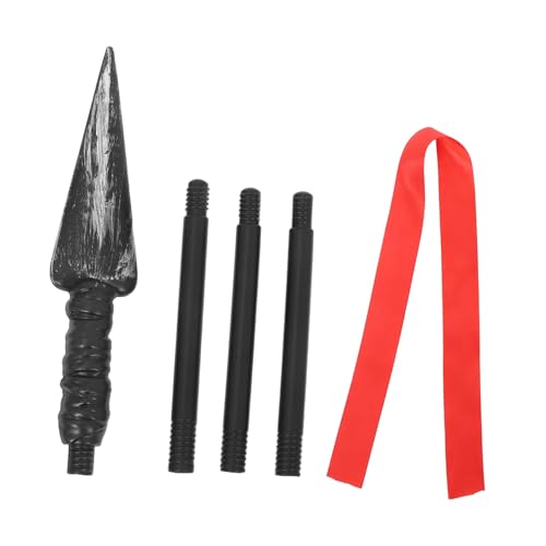 minkissy Römischer Ritterspeer Party-Cosplay-Requisite Cosplay -Requisiten Halloween -Cosplay -Accessoire Interaktives Spielspielzeug Halloween-Cosplay-Requisiten Spielsachen Plastik Black von minkissy