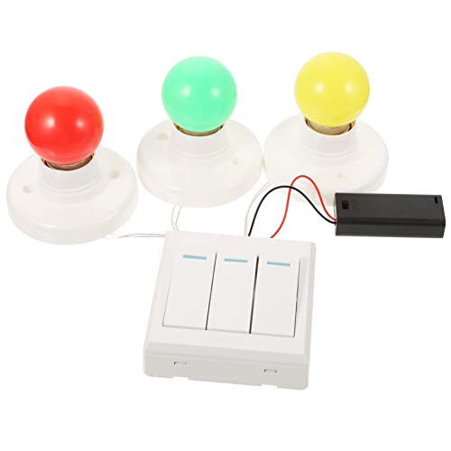 minkissy Rot Grün Gelb Lernspielzeug für Kleinkinder Montessori Busy Board mit Schaltern für Frühe Bildung Motorik und Fördert Kreativität und Eltern Junge Mädchen Interaktion von minkissy